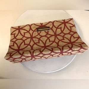 Burlap clutch